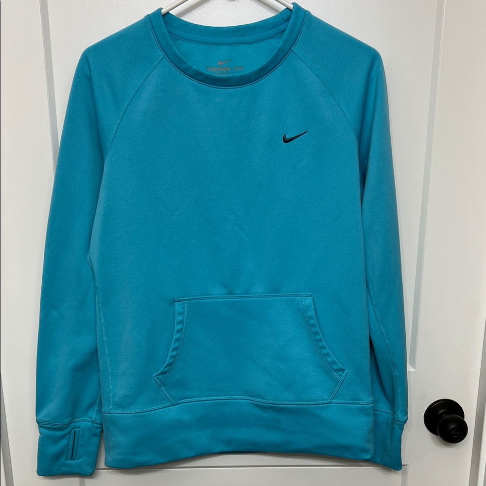 Nike Women’s Crewneck Sweatshirt, Blue, Size M